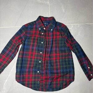 Ralph Lauren Kids Plaid Shirt - Red, Blue, Green